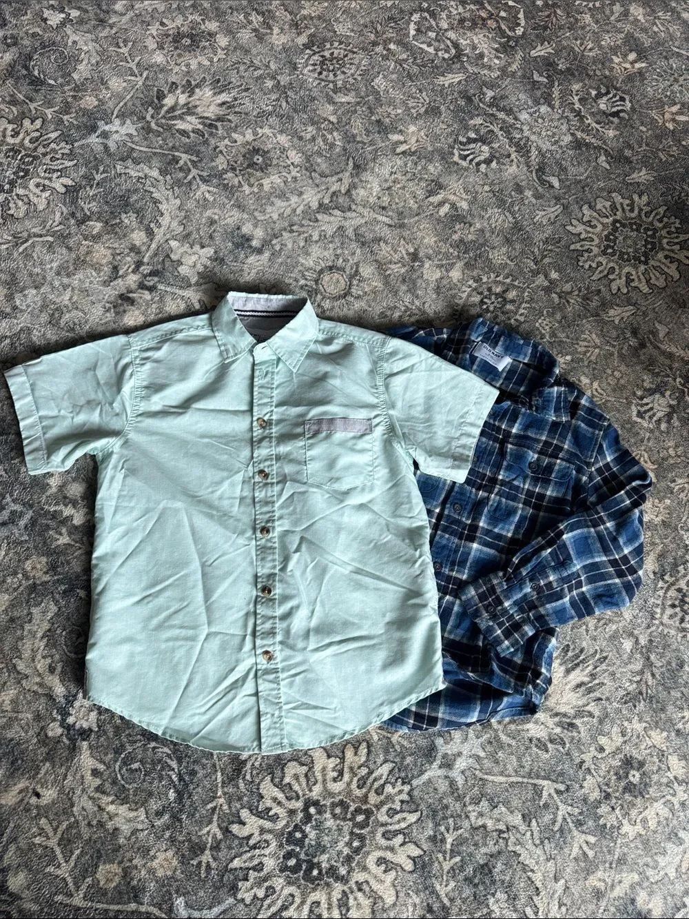 Bundle of 2 Boys Button Down Shirts